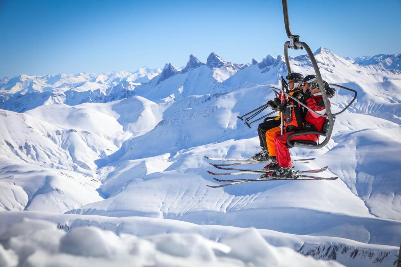 Hotel Le Refuge Alpe d'Huez Buitenkant foto